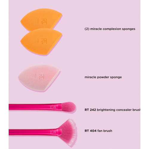 Real Techniques - *Holidays* – Pinselset Starlite Nights + Schwämme