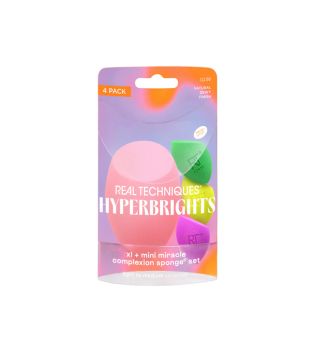 Real Techniques – *Hyperbrights* – Miracle Complexion Schwammset