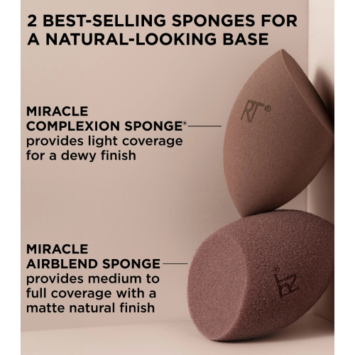 Real Techniques - *New Nude 2.0* - Sponge Duo Bare Finish