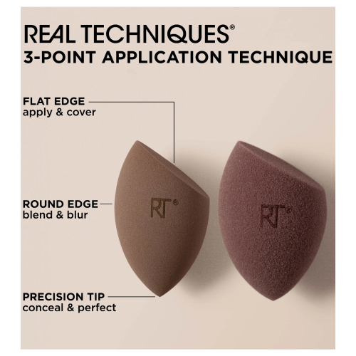 Real Techniques - *New Nude 2.0* - Sponge Duo Bare Finish