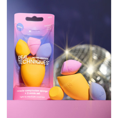 Real Techniques - *Night Brights* - Miracle Complexion Sponge + 3 Mini-Schwämme