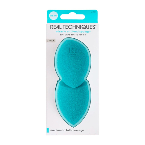 Real Techniques – Make-up-Schwammpaket Miracle Airblend Sponge – Natürliches, mattes Finish