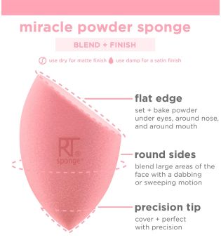 Real Techniques – Miracle Powder Make-up-Schwammpaket für Puder