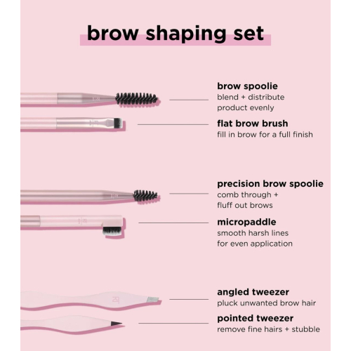 Real Techniques – Set mit 3 Augenbrauenpinseln Brow Shaping