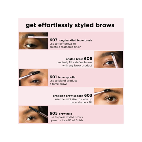 Real Techniques - Set mit 3 Augenbrauenpinseln