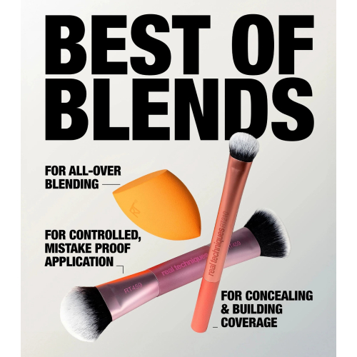 Real Techniques - Pinsel- und Schwammset Best of Blends