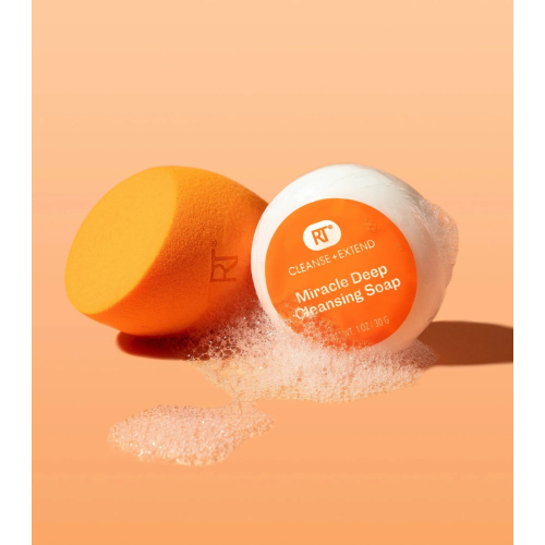 Real Techniques - Schwamm + Reinigungsset