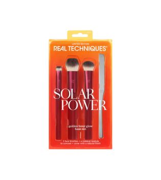 Real Techniques – *Solar Power* – Golden Hour Glow Pinselset