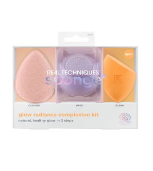 Real Techniques - *Sponge +* - Schwammset Glow Radiance Complexion Kit