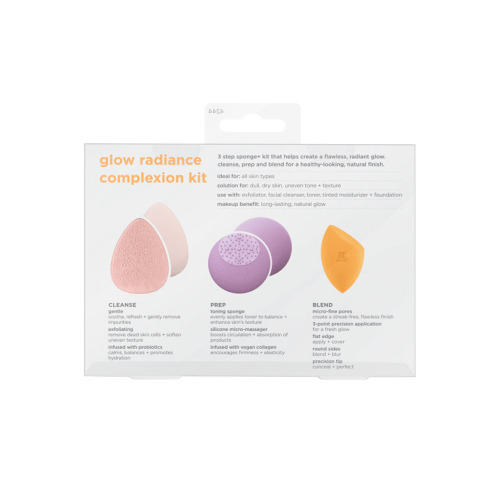 Real Techniques - *Sponge +* - Schwammset Glow Radiance Complexion Kit