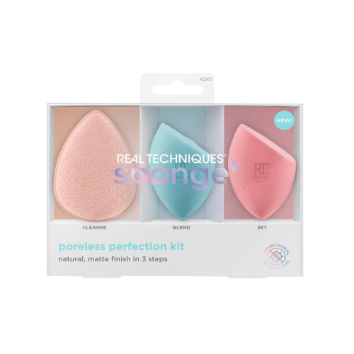 Real Techniques - *Sponge +* - Schwamm-Set Poreless Perfection Kit