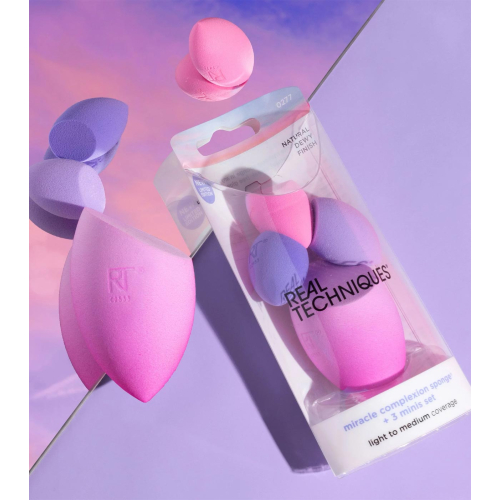 Real Techniques - *Sunrise To Sunset* – Miracle Complexion Schwamm + 3 Minischwämme