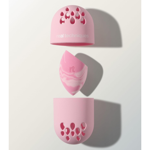 Real Techniques - *Sweet Tooth* - Make-up-Schwamm + Etui Batter up Base