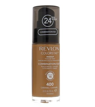 Revlon - Liquid Foundation für Kombination/fettige Haut ColorStay SPF15 - 400: Caramel