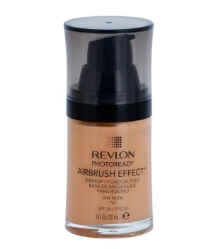 Revlon - Liquid Foundation Photoready Airbrush effect  - 004: Nude Nu