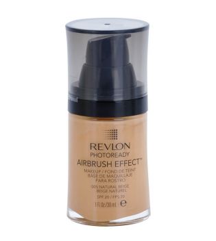 Revlon - Liquid Foundation Photoready Airbrush effect  - 005: Natural Beige