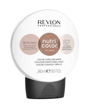 Revlon - Färbung Nutri Color Filters 3 en 1 Cream 240 ml - 821: Silberbeige
