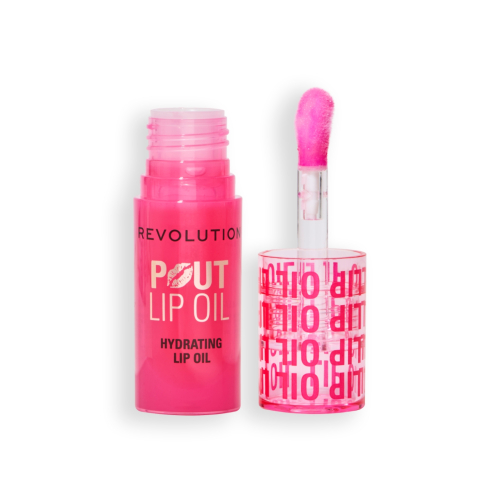 Revolution - Feuchtigkeitsspendendes Lippenöl Pout Lip - Watermelon Pink