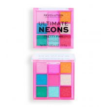 Revolution - *Artist Collection*  – Mini-Lidschatten-Palette Ultimate Neons - Pretty Pink