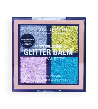 Revolution - *Artist Collection*  – Face Glitter Palette Glitter Balm