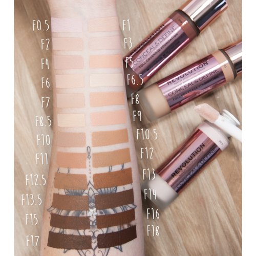 Revolution - Conceal & Define Foundation - F16