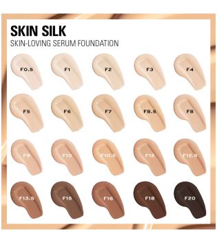 Revolution – Make-up-Basis Skin Silk Serum Foundation - F8.5