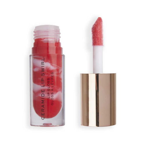 Revolution - Lipgloss Ceramide Lip Swirl - Bitten red