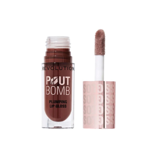 Revolution – Volumengebender Lipgloss Pout Bomb - Espresso Cool Nude