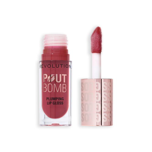 Revolution - Volumengebender Lipgloss Pout Bomb - Mauve Pink
