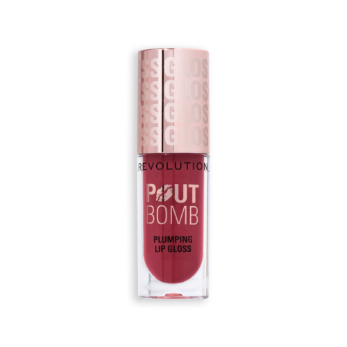 Revolution - Volumengebender Lipgloss Pout Bomb - Rosewood Rose Pink