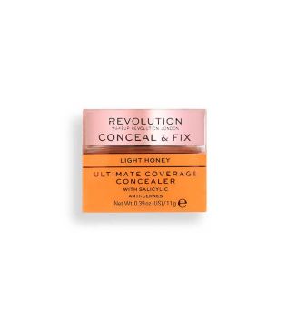 Revolution - Korrektor  Ultimate Coverage Conceal & Fix - Light Honey