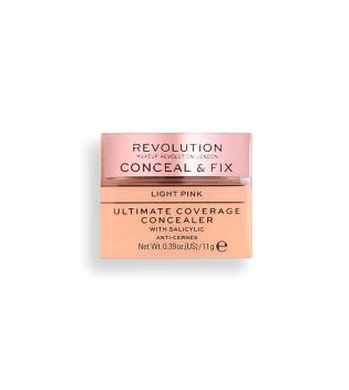 Revolution - Korrektor  Ultimate Coverage Conceal & Fix - Light Pink