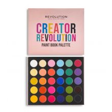 Revolution - *Creator* - Creme-Lidschatten-Palette für Gesicht und Körper Face Paint Book