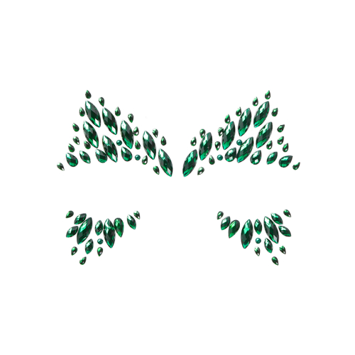 Revolution - *DC Poison Ivy & Harley Quinn* – selbstklebender Gesichtsschmuck