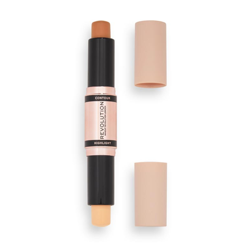 Revolution - Contour und Highlighter Duo Stick Fast Base Contour - Medium