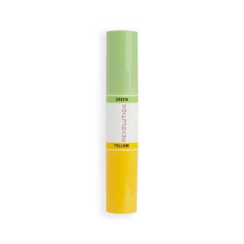 Revolution – Color Correcting Stick Duo Correct & Transform - Green and yellow