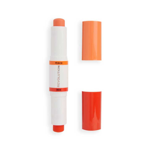 Revolution – Farbkorrekturstift-Duo Correct & Transform - Peach and red