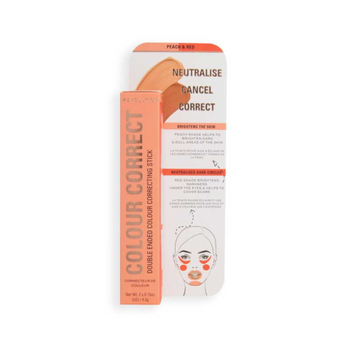 Revolution – Farbkorrekturstift-Duo Correct & Transform - Peach and red