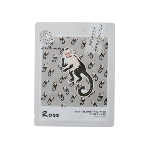 Revolution - *Friends X Revolution* - Teebaumgewebe-Gesichtsmaske - Ross