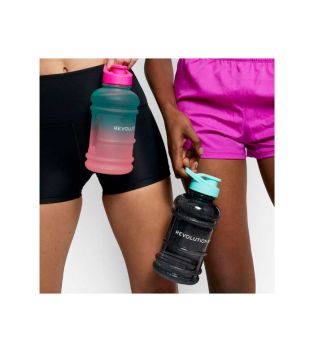 Revolution Gym – Mehrfarbige 1-Liter-Wasserflasche