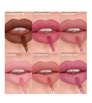Revolution - Flüssiger Lippenstift IRL Whipped Lip Crème - Americano Brown