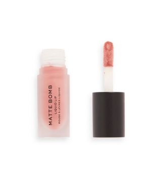 Revolution – Flüssiger Lippenstift Matte Bomb – Nude Magnet