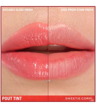 Revolution – Flüssiger Lippenstift Pout Tint - Sweetie Coral