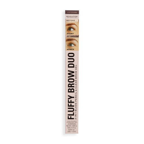 Revolution – Augenbrauenstift Fluffy Brow Filter Duo - Dark Brown