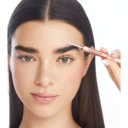 Revolution – Augenbrauenstift Fluffy Brow Filter Duo - Dark Brown