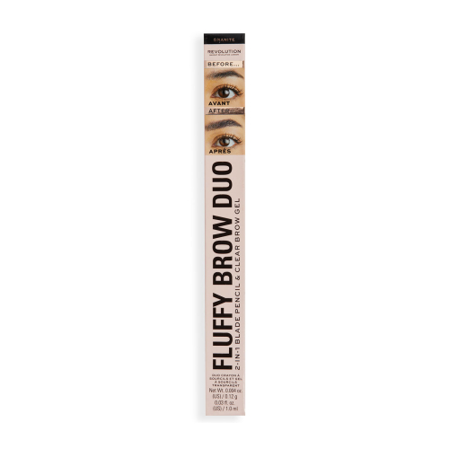 Revolution – Augenbrauenstift Fluffy Brow Filter Duo - Granite