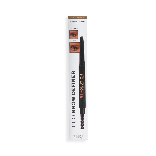Revolution – Augenbrauenstift Duo Brow Definer - Light Brown
