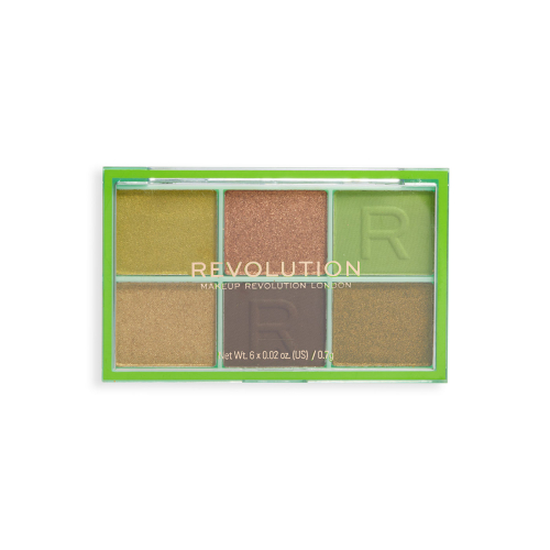 Revolution – Mini-Lidschatten-Palette Mini Colour Reloaded - Its Giving Green