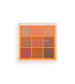 Revolution – *Neon Heat* - Neon Heat Lidschatten-Palette – Orange Blaze