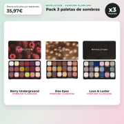 Revolution - Pack 3 Paletten von Forever Flawless Lidschatten